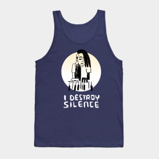 I Destroy Silence - Piano Tank Top